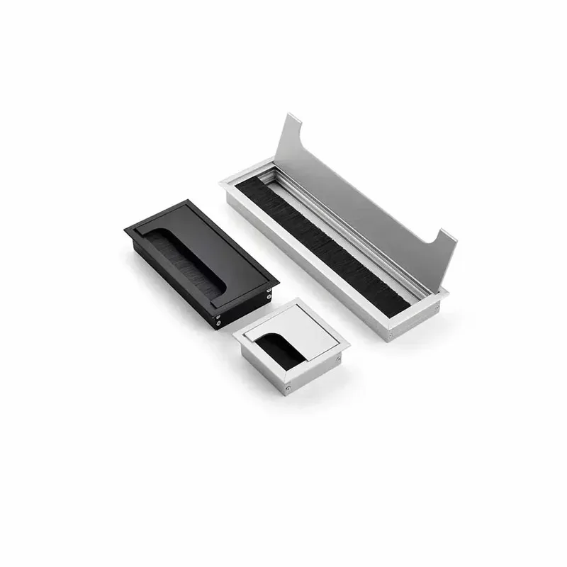 

Square Wire Hole Cover Plate Thickened Alloy Cable Management Grommet
