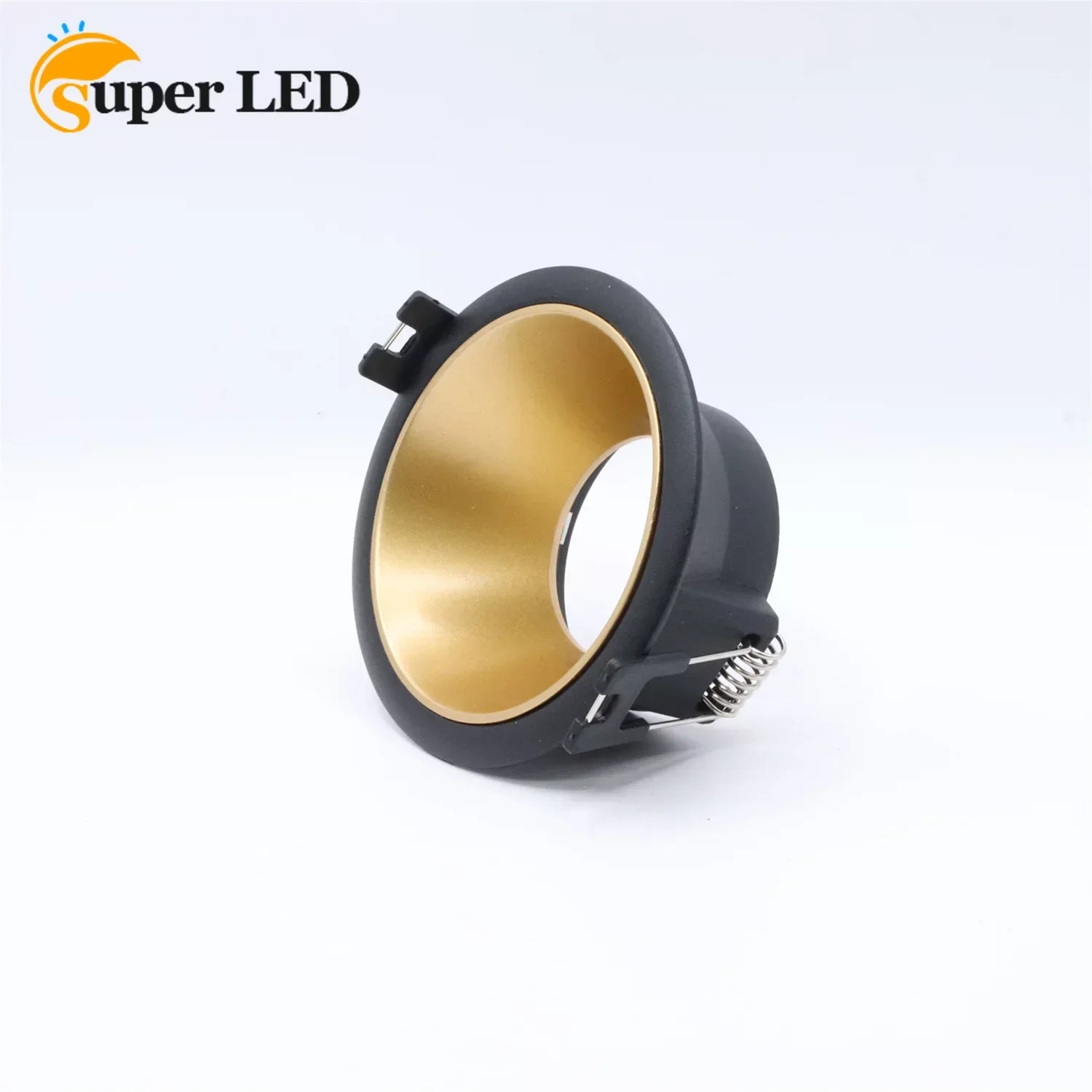 

JOYINLED Aluminum Alloy Cut Hole 75mm Recessed Downlights Black Gold GU10 Spot Lights Downlighter Lighting