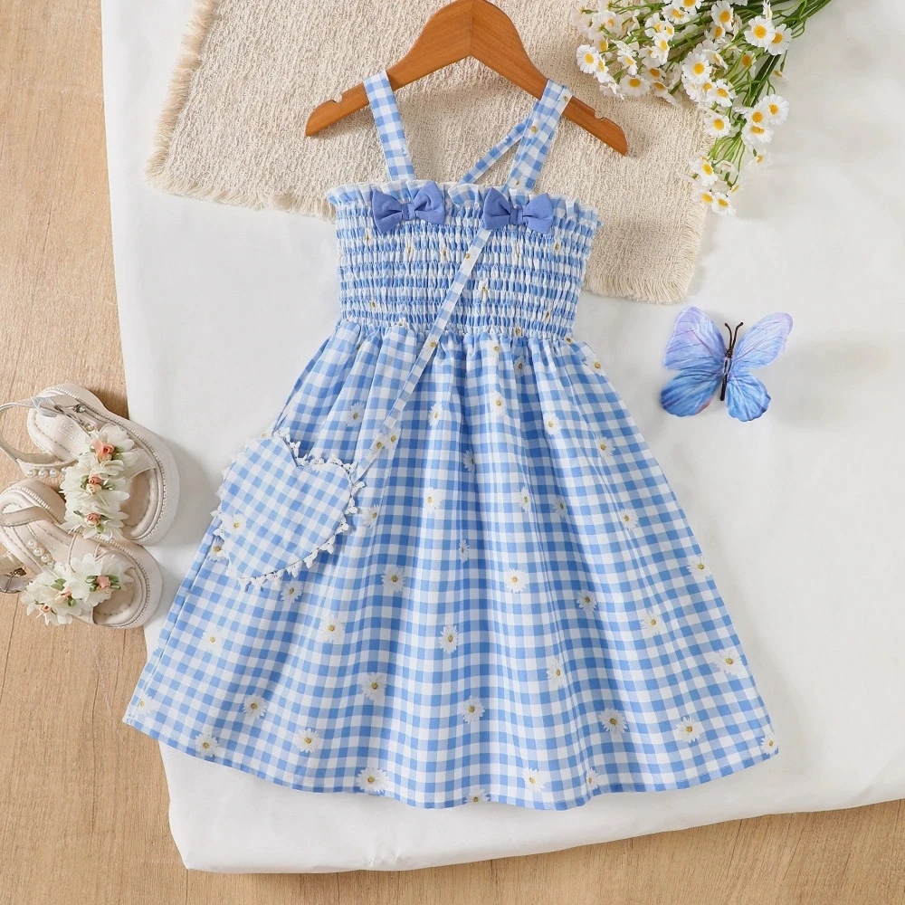 

Летние наряды для малышей, элегантное детское платье принцессы для девочек, повседневная юбка, платья без рукавов, детская одежда для детей от 2 до 7 лет