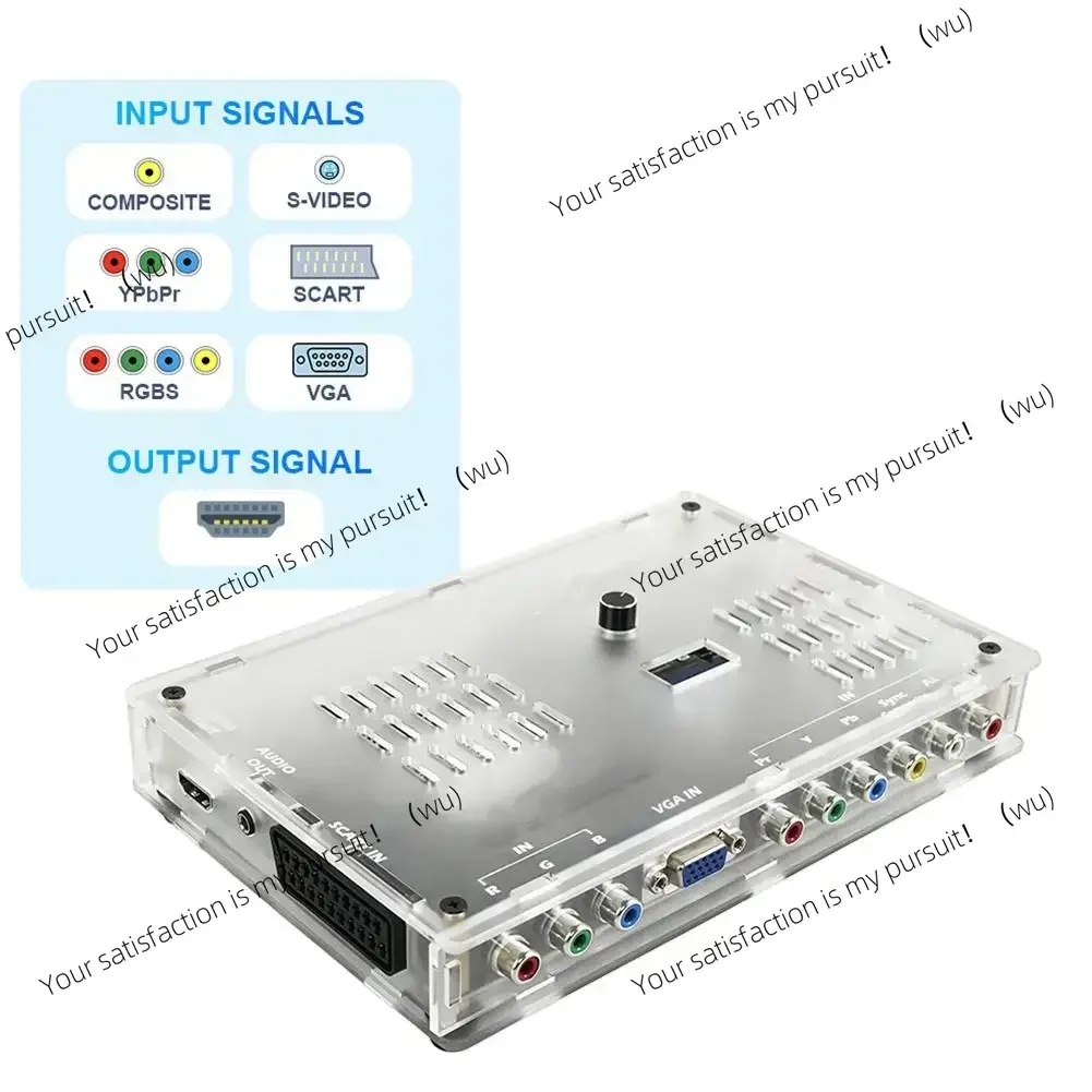 For Converter GBSC PRO for Retro Gaming Console Scart RGBS Ypbpr VGA AV SV to Video Audio