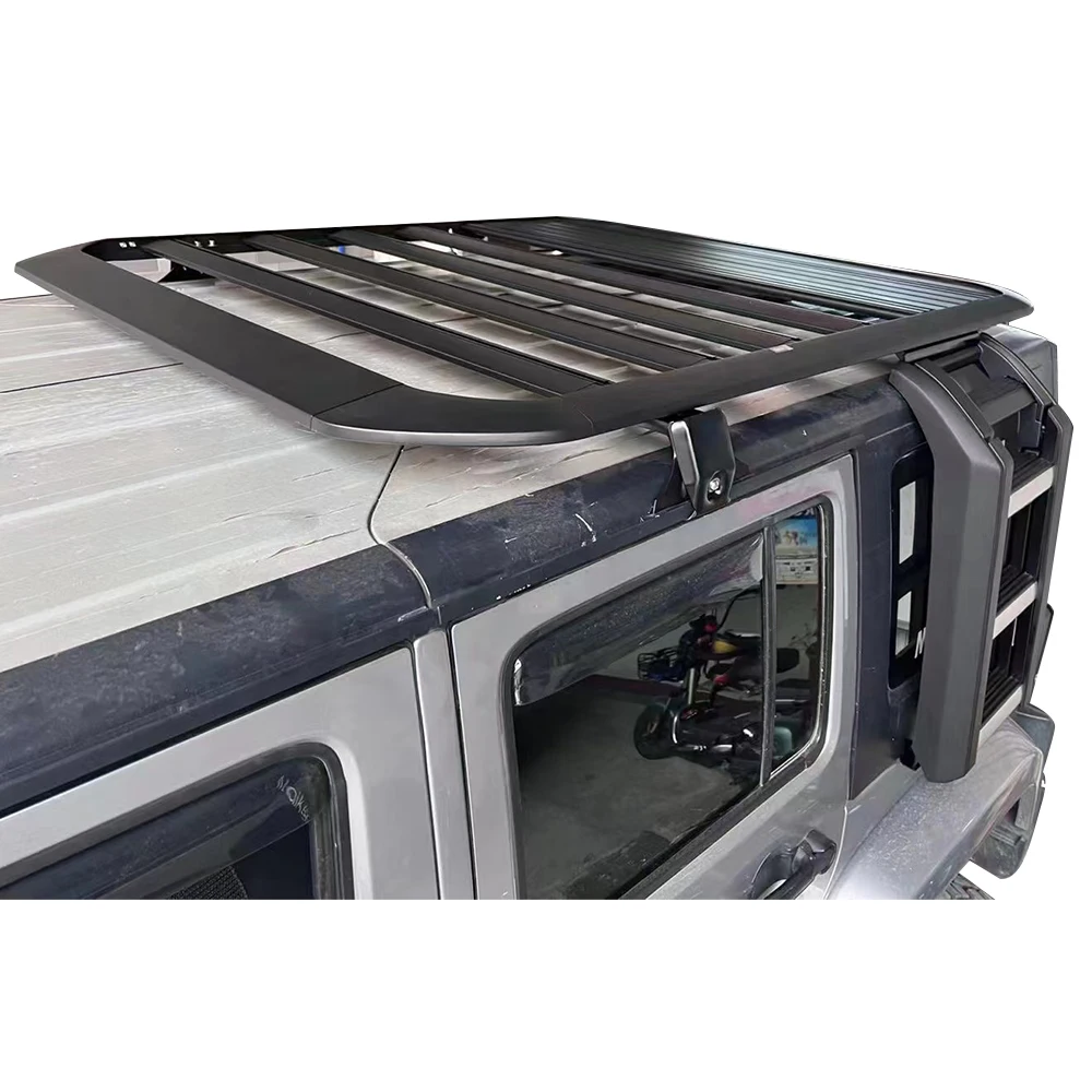 

Maike Auto Customized Cargo Roof Rack With Ladder For Jeep Wrangler JK JL Accessories Luggage Basket Maiker