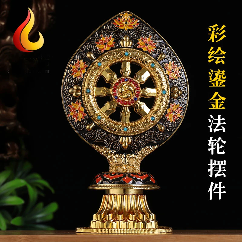 Wholesale Buddhist articles #large HOME efficacious Protection # Tibetan Nepal Buddhism Tantric ritual gilding buddha statue