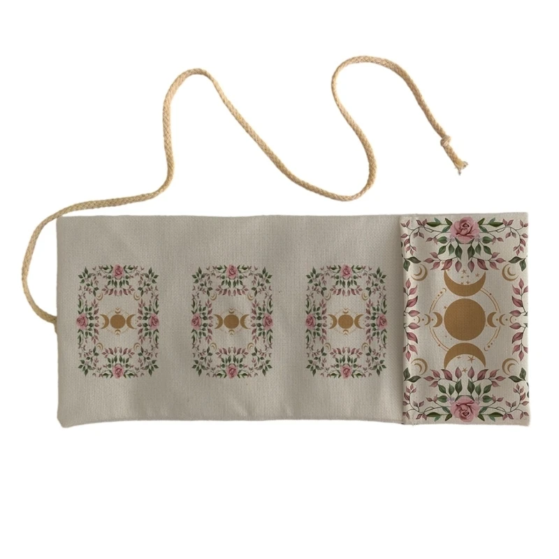 

Premium Tarots Pouches Breathable Poly Linen Artistic Easyly Hand Wash Compacts Organizers For Oracles Card