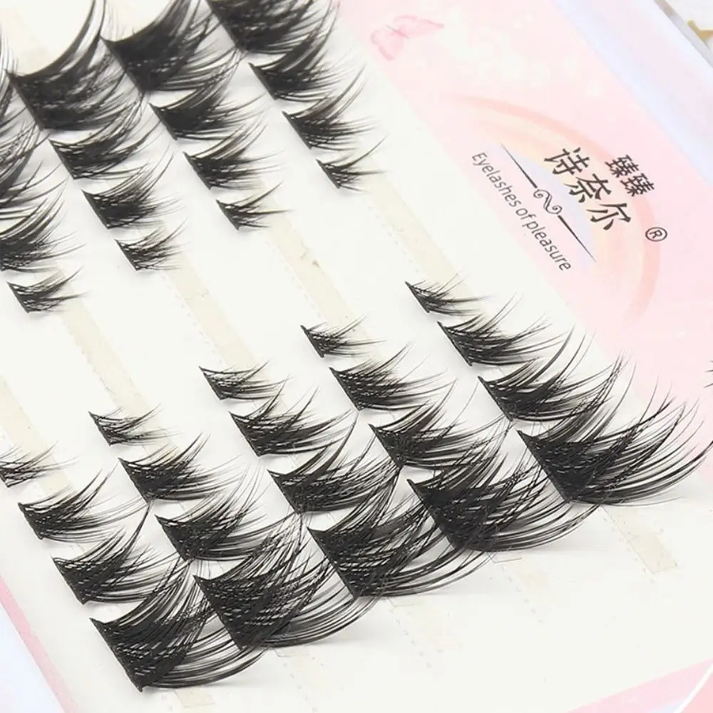 Segmented Eyelashes Oblique Flying False Eyelashes Manga Eye Lashes Faux Mink Eyelashes Cat Eye Lashes Thick Oblique Winged