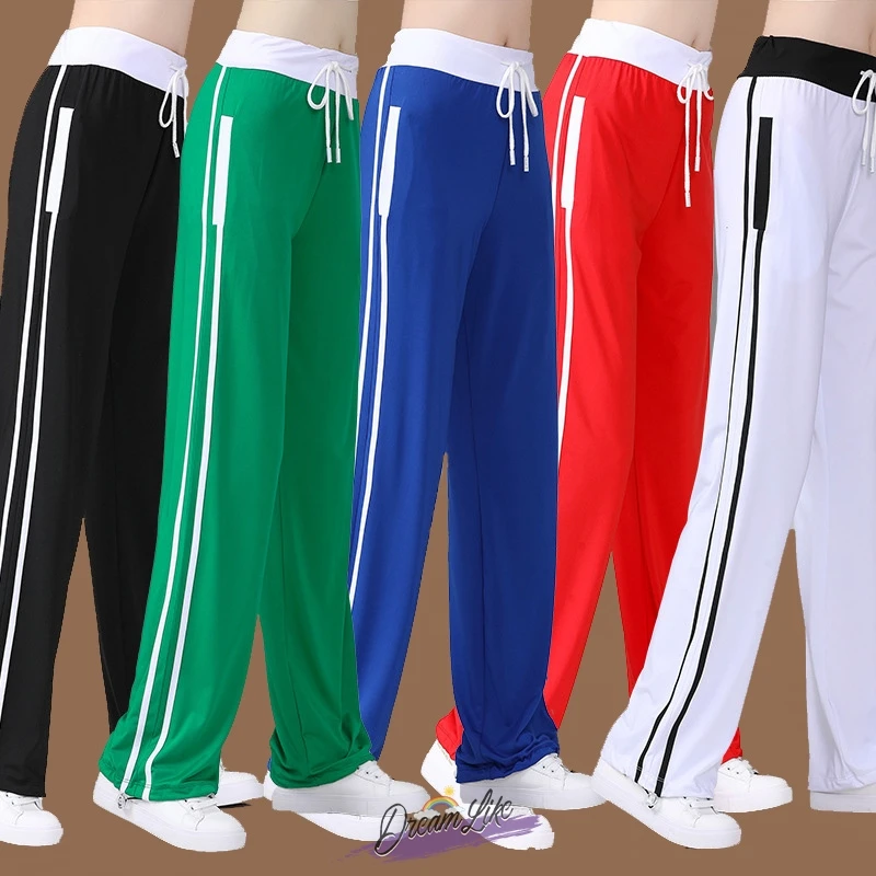 

Брюки для квадратных танцев с высокой эластичностью и быстрым высыханием, для фитнеса, оперных и гост-степ танцев, новые 2025 года, женские, этнические, ко-дизайн