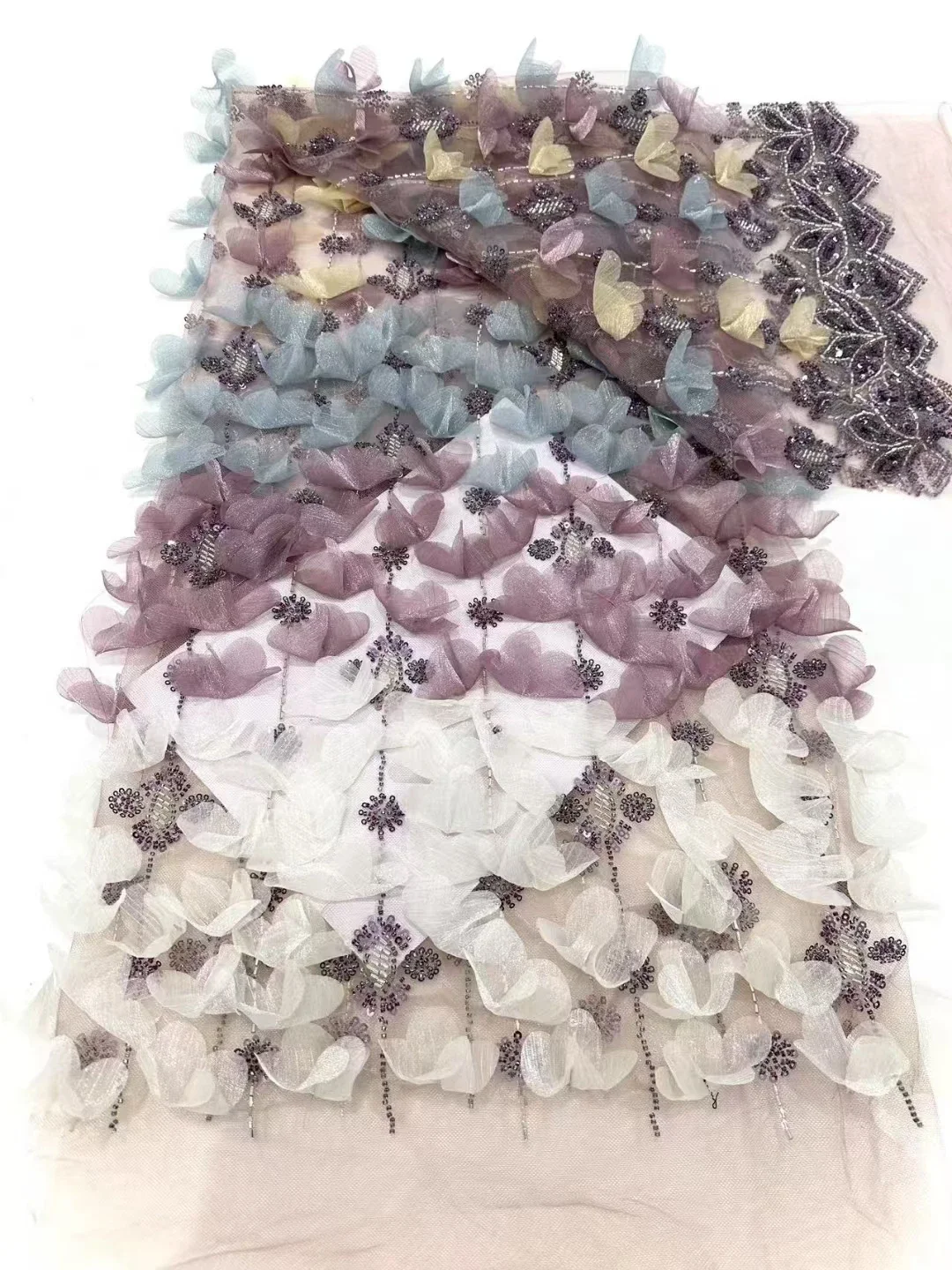 Роскошная французская сетчатая кружевная ткань ручной работы, изысканная африканская вышитая сетчатая кружевная ткань, блестки, высококачественная нигерийская свадьба