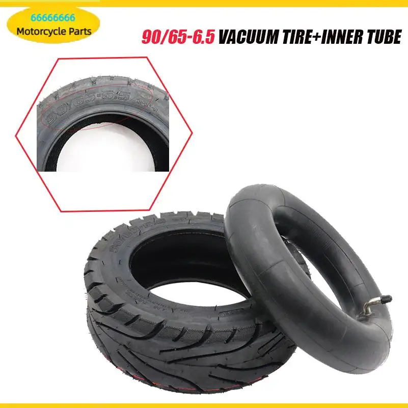 90/65-6.5 Vacuum Tire 11 Inch Refitted for Dualtron Thunder Electric Scooter Ultra Wear-resisting Tubeless Road Tyre