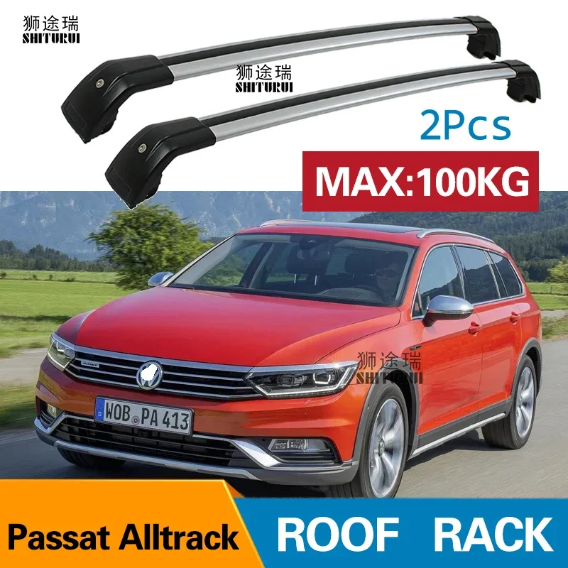 

Рейка на крышу (поперечная балка) для VW PASSAT ALLTRACK (3G5, CB5) [2015-2019] утолщенный алюминиевый сплав, ISO9001 качество, горячая Распродажа