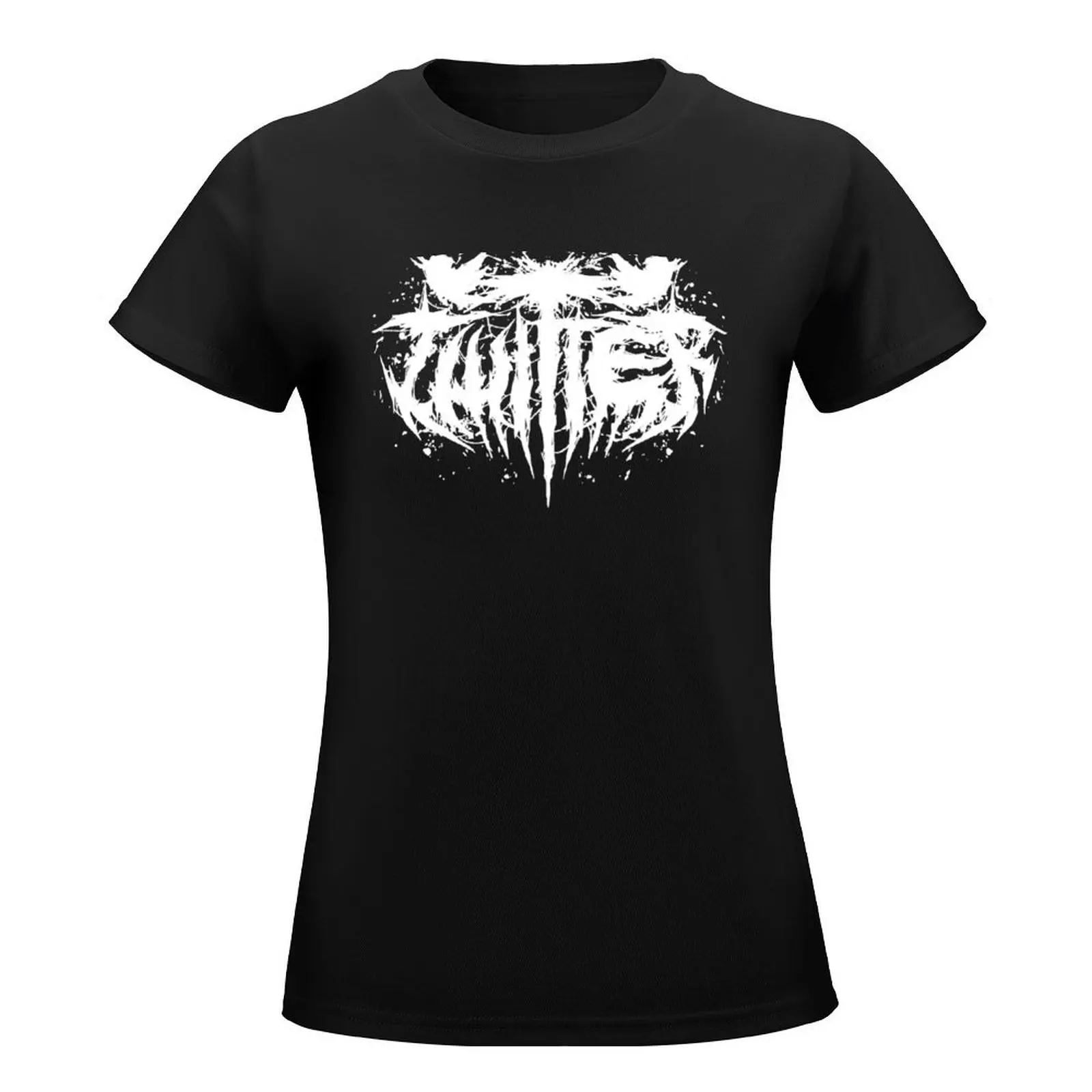 Brutal Twitter Death Metal Deathcore Logo T-Shirt shirts graphic tees tops t shirt for Women