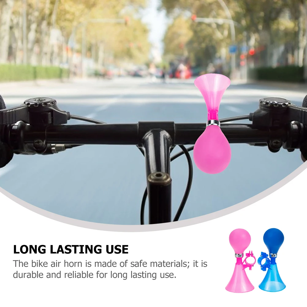

2pcs Bike Air Squeeze For Road Mountain Bikes Durable Loud Warning Waterproof Cycling Accessory Handlebar Horn Road Bike
