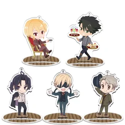 Anime Fans Gifts Moriarty the Patriot William James Holmes HD Characters Q Edition Mini AcrylicStand Desktop Ornament About 10cm