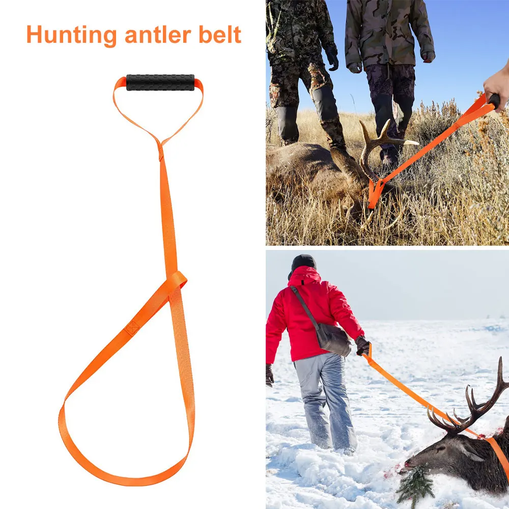 Deer Drag Hunting Deer Puller with Comfort Grip Handle Portable Multipurpose Dragging Pull Rope for Farmer Home Outdoor Supplies