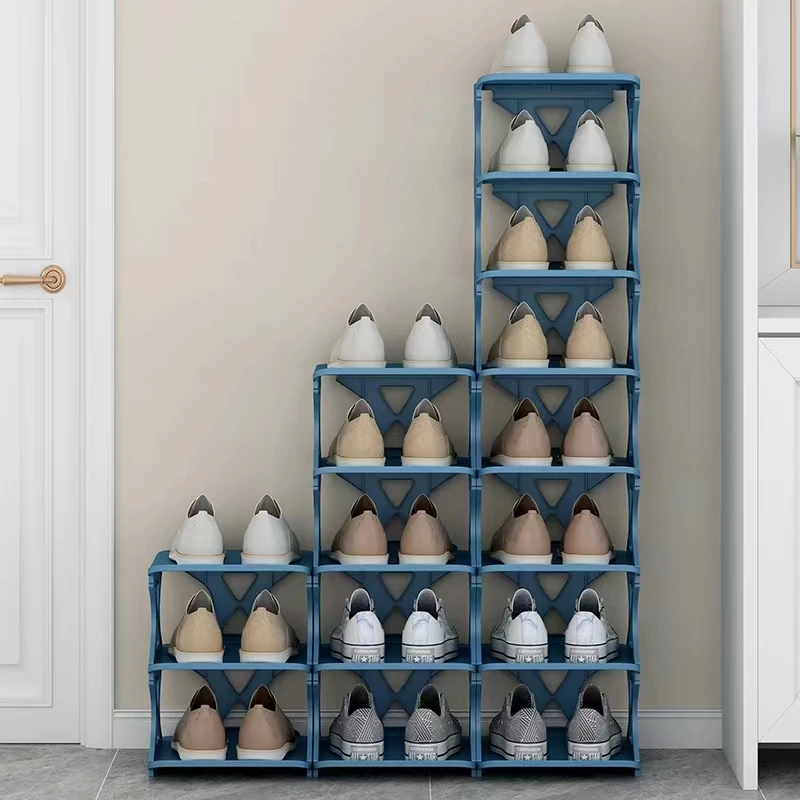 Multi-layer Shoe Rack Household Simple Narrow Storage Artifact Space-saving Dust-proof Shoe Cabinet Dormitory Indoor Shoe Shelf