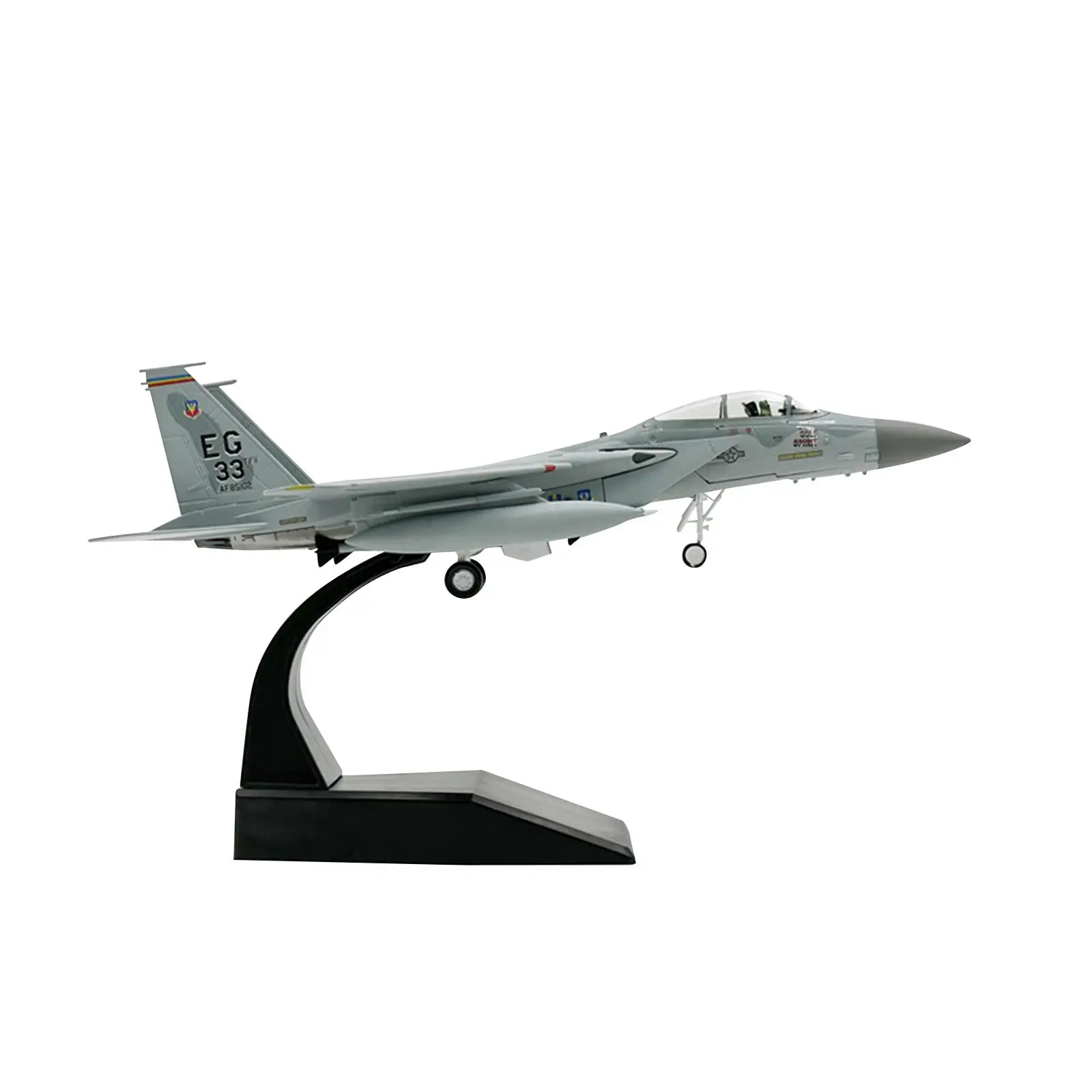 Aircraft Model Metal Early Educational Toy:100 Scale F15 Aviation Model for Collectables Home Decor Ornament Gifts Teens Gift