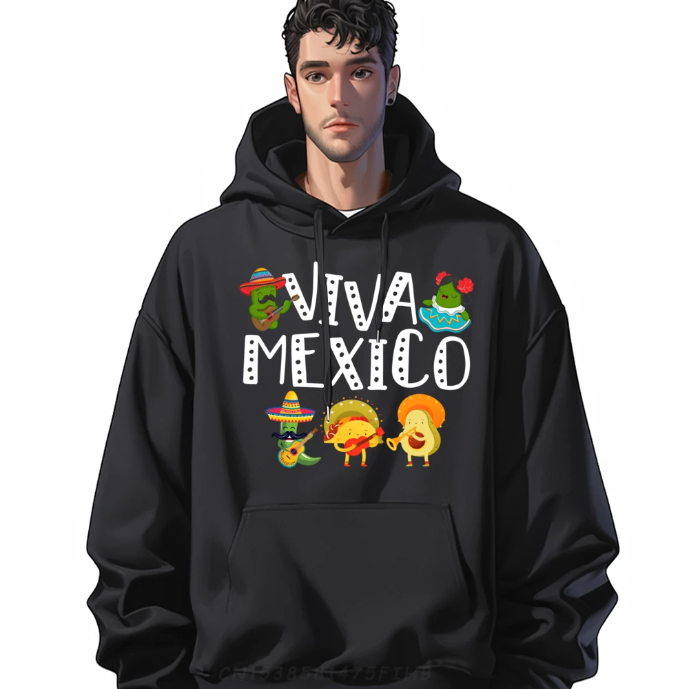 

Cinco De Mayo Sombrero Mexican Hoodies Newest Long Sleeve Cool O Neck Woman Sweatshirt Graphic Hoodies Autumn