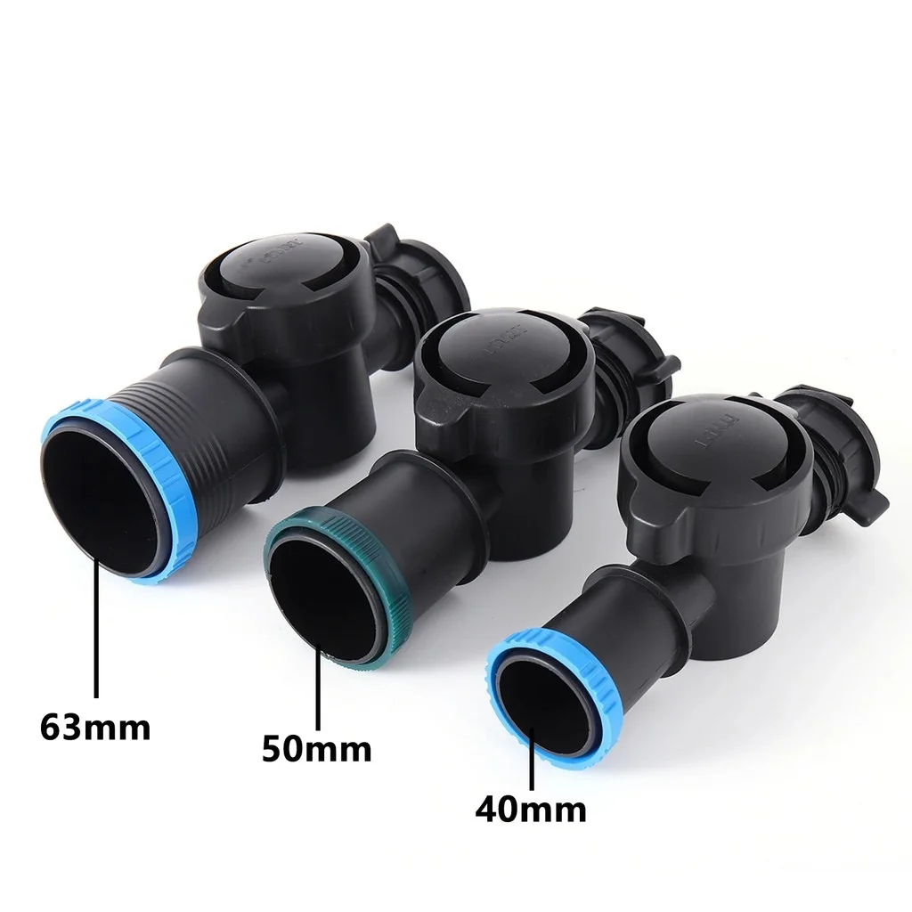 1Pc 25mm Hose Valve Drip Tape Pull Ring Bypass Valve Agriculture Micro Drip Irrigation Water Valve Controllerf Wholesale