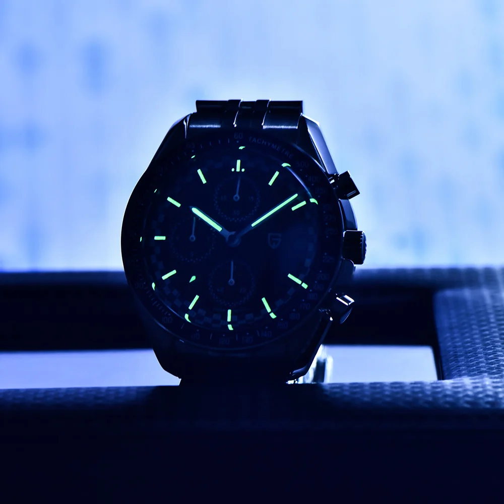 2025 Nuovo PAGANI DESIGN Orologi da uomo Luxury Japan VK67 Orologio al quarzo da uomo Top Orologio da polso luminoso Cronografo Calendario completo