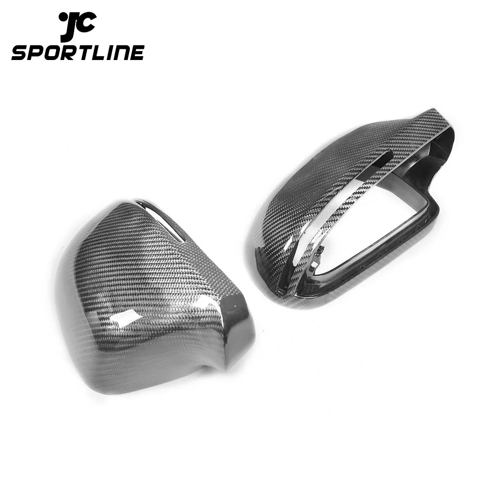 

Full Replacement Carbon Mirror Cover For Audi Q3 13-15 A4 B8 09-12 A6 09-11 A8 09-10 Without Side Assist