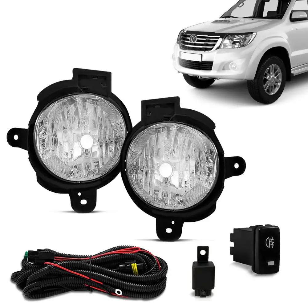 Toyota Hilux SRV 2012 to 2015 Button Headlight Kit