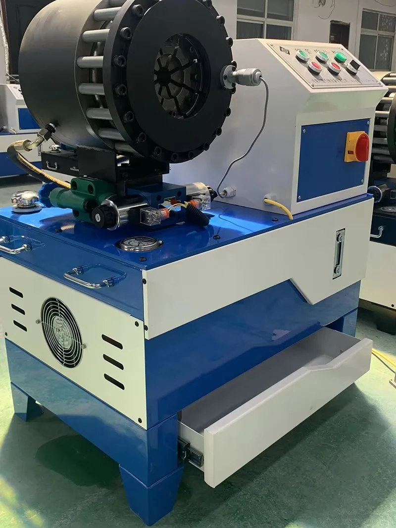 2 بوصة 6 طبقات 380 فولت 4KW مكشكش الأنابيب الكهربائية BNT51N مكابس الخراطيم الهيدروليكية مع 10 مجموعات يموت #3