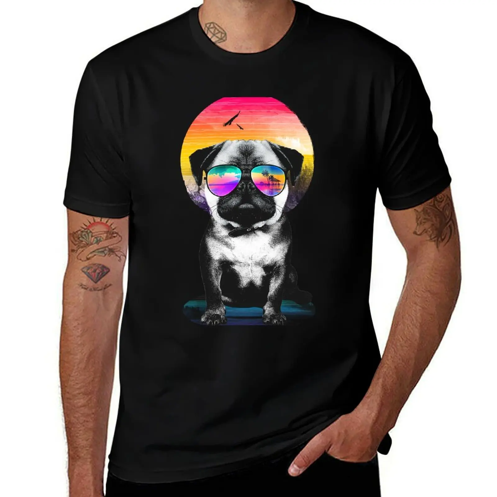 

Summer Pug T-Shirt Performance Dry Fit T-Shirt