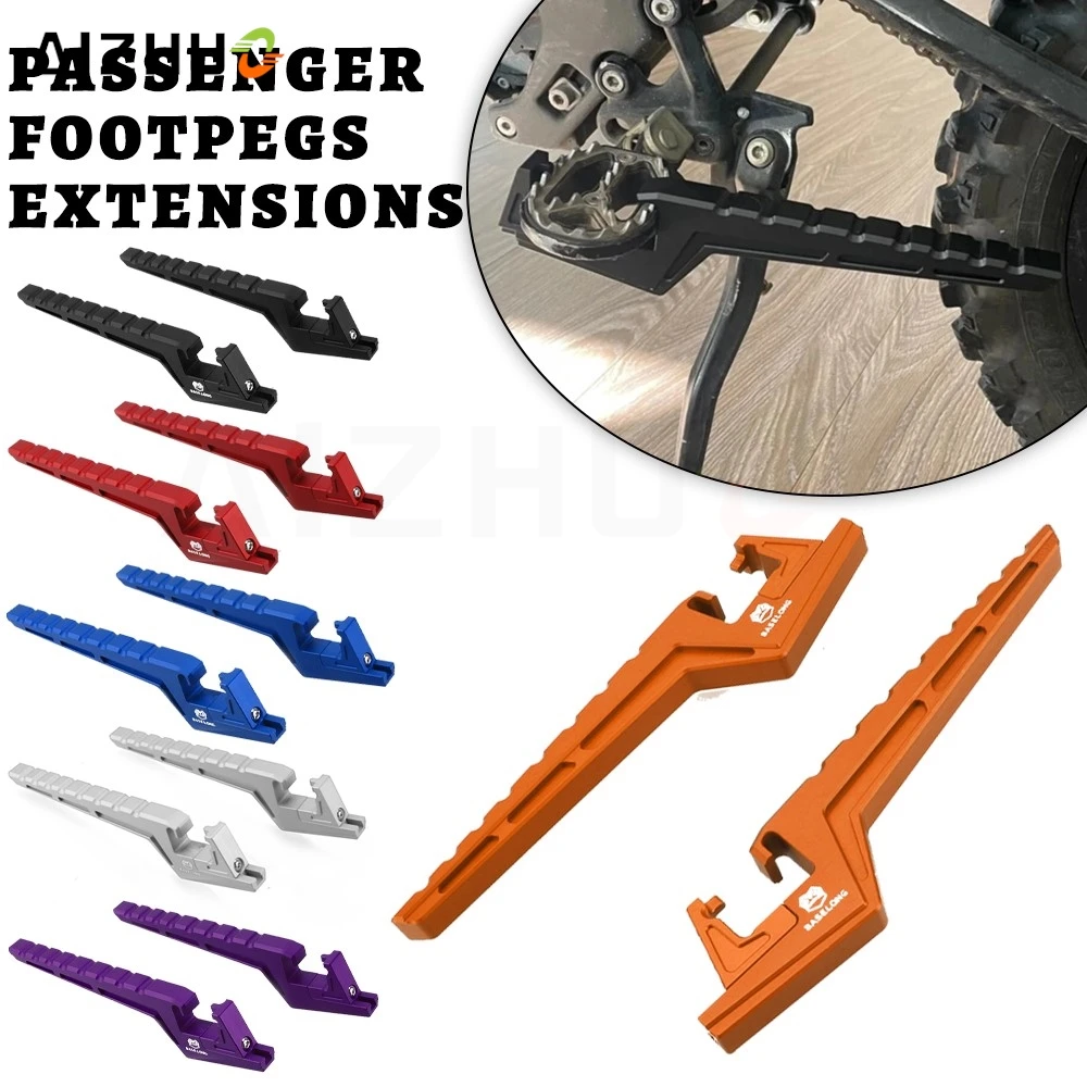 دراجة نارية لـ Husqvarna FE 250/350/450/501/550 TE 125/250/300 FC 250 350 450 TC 125/250 FS450 ملحقات أوتاد القدم للركاب باستخدام الحاسب الآلي