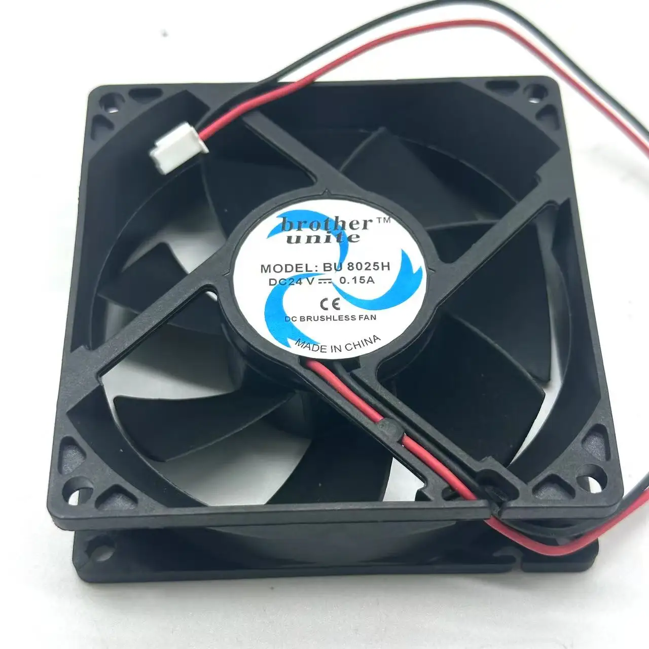

Ltsf For BU8025H DC 24V 0.15A 80x80x25mm 2-Wire Server Cooling Fan8cm