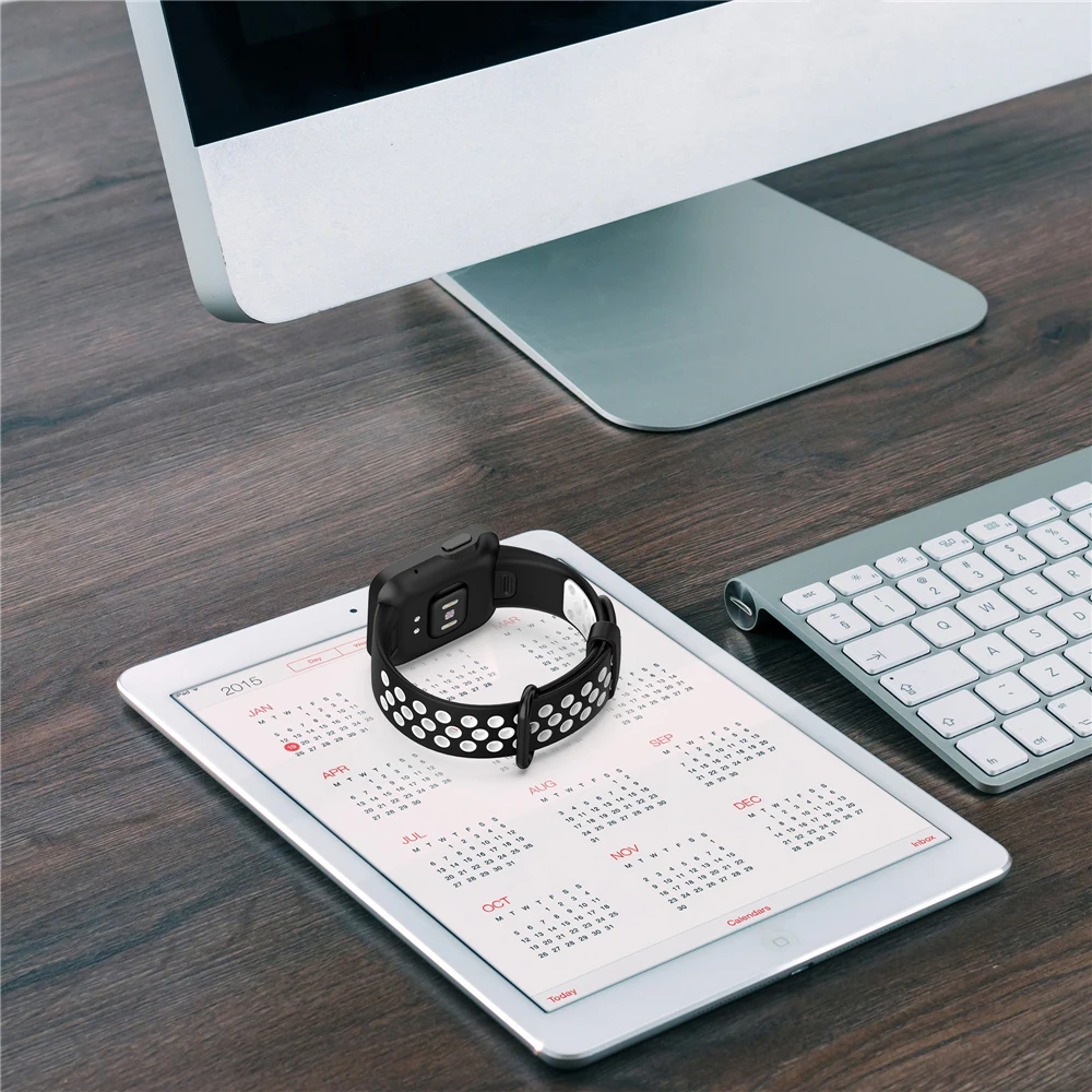 New Breathable Bracelet Replacement Watchband Silicone Strap For  Mi Watch Lite Redmi Watch