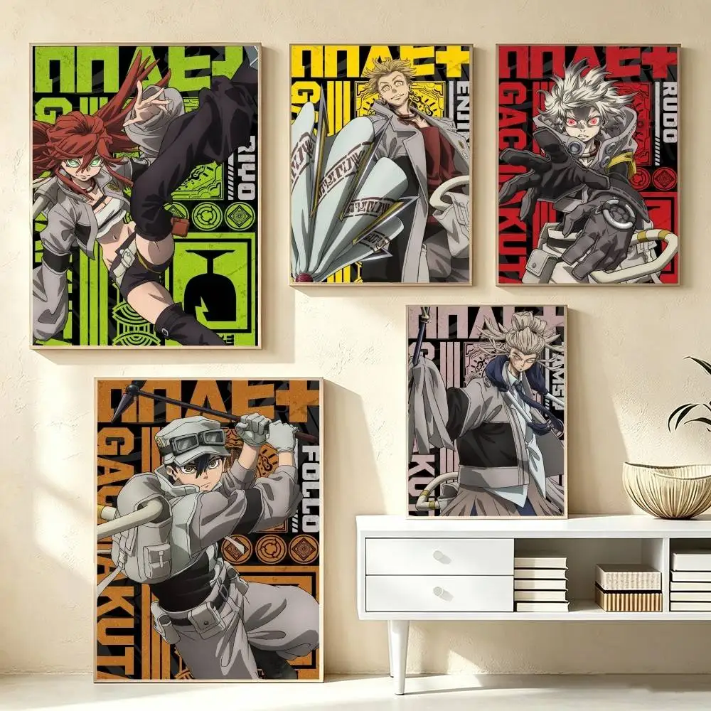 Gachiakuta Anime  Poster High Quality Dorm Living Room Aesthetic Wall Decoration Painting Stickers Gift