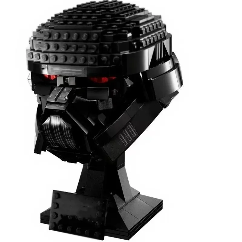 Espaço guerras blocos de construção modelo figura stormtrooper vader tie lutador piloto capacete série coleção blocos de construção modelo brinquedo