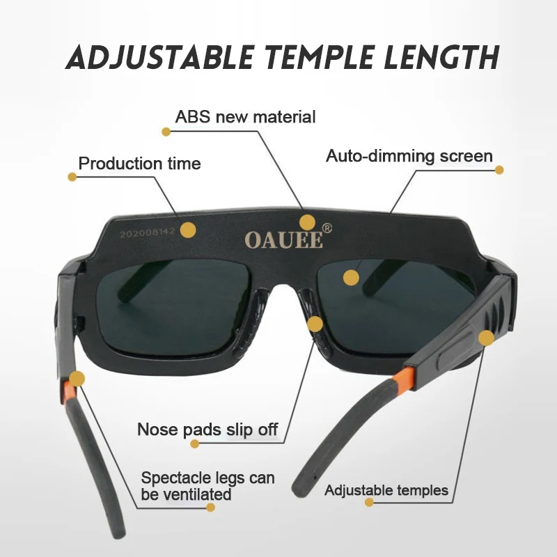 Automatic Dimming Welding Solar Glasses Anti Glare Argon Arc Welding Glasses Special Goggles Tools for Welders Automatic Dimming