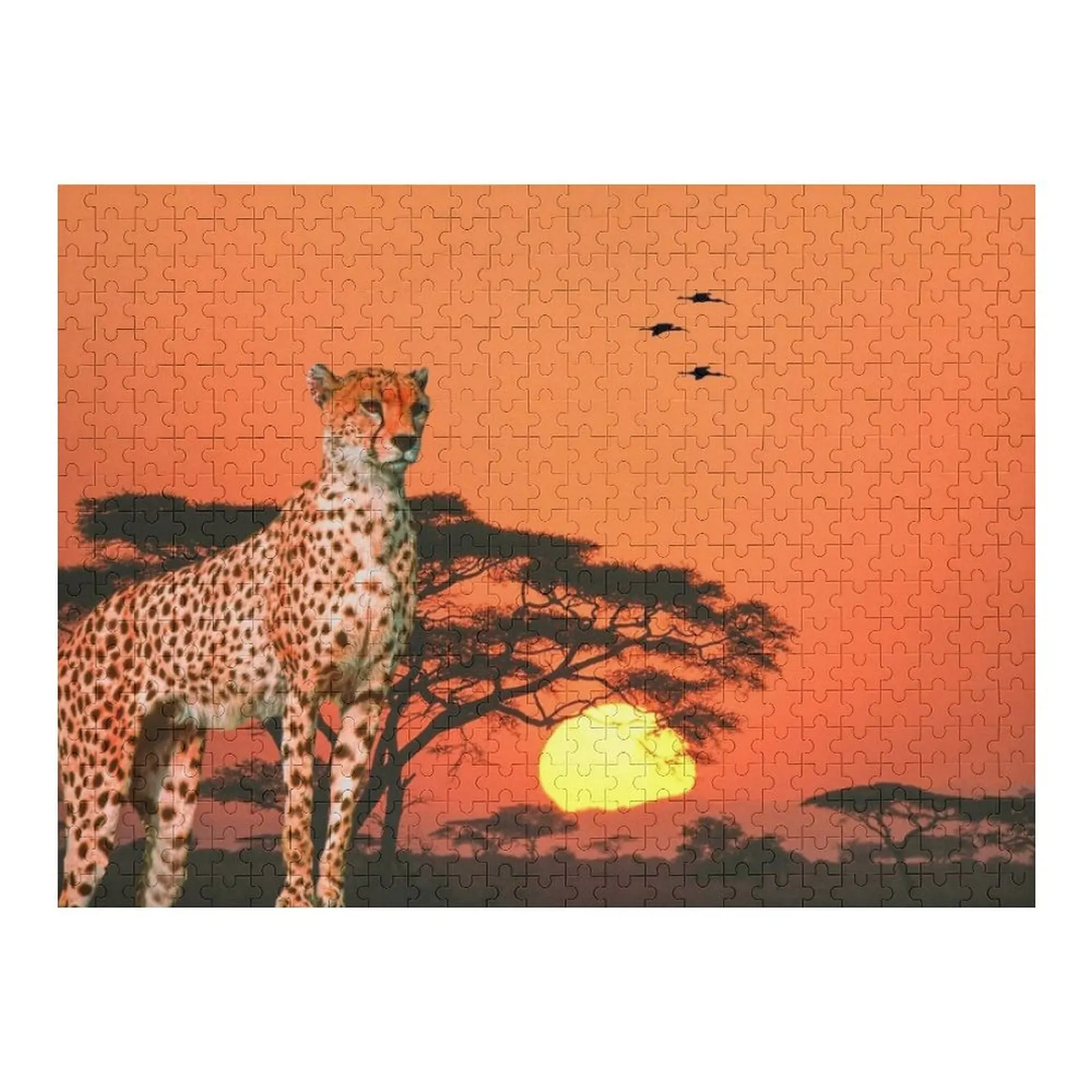 

The Cheetah Jigsaw Puzzle Jigsaw Pieces Adults Wooden Boxes Personalized For Kids Puzzle
