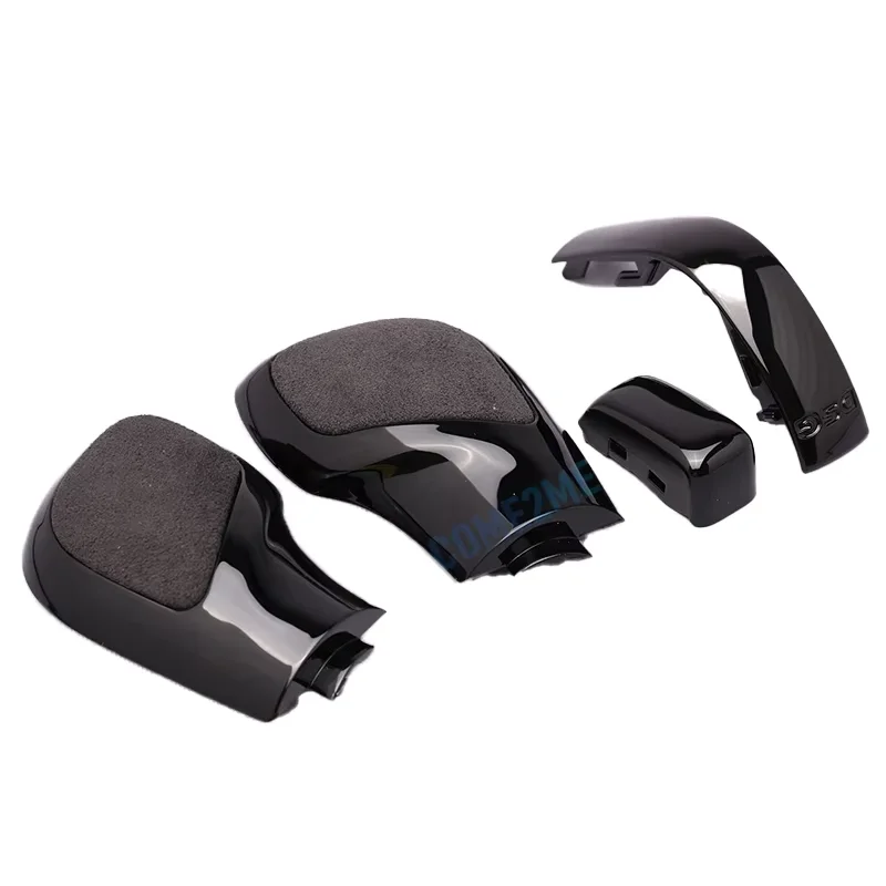 Coque de levier de vitesse chromée mate avec emblème DSG en alcantara, style bleu, 1 pièce, pour VW Golf 6 7 R GTI Passat B7 B8 CC R20