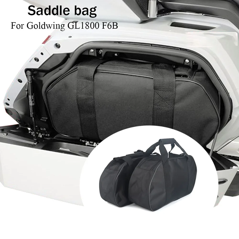 

For Honda Goldwing GL1800 F6B GL1800 2018-2024 New Motorcycle Side saddle bags Black Inner Bags saddle accessory