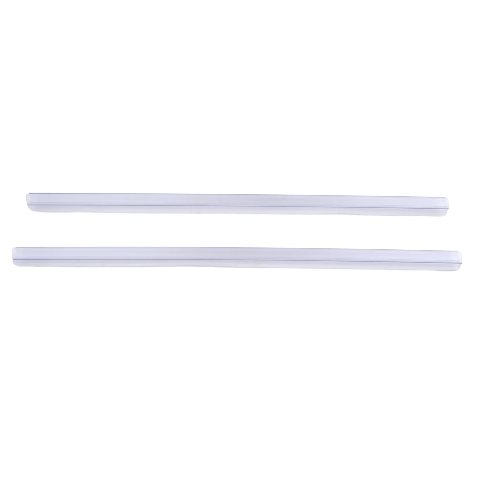 Stop Leaks Maintain Transparency Suitable for All Glass Doors 2Pack Shower Door Seal Sweep for Frameless Glass Rail