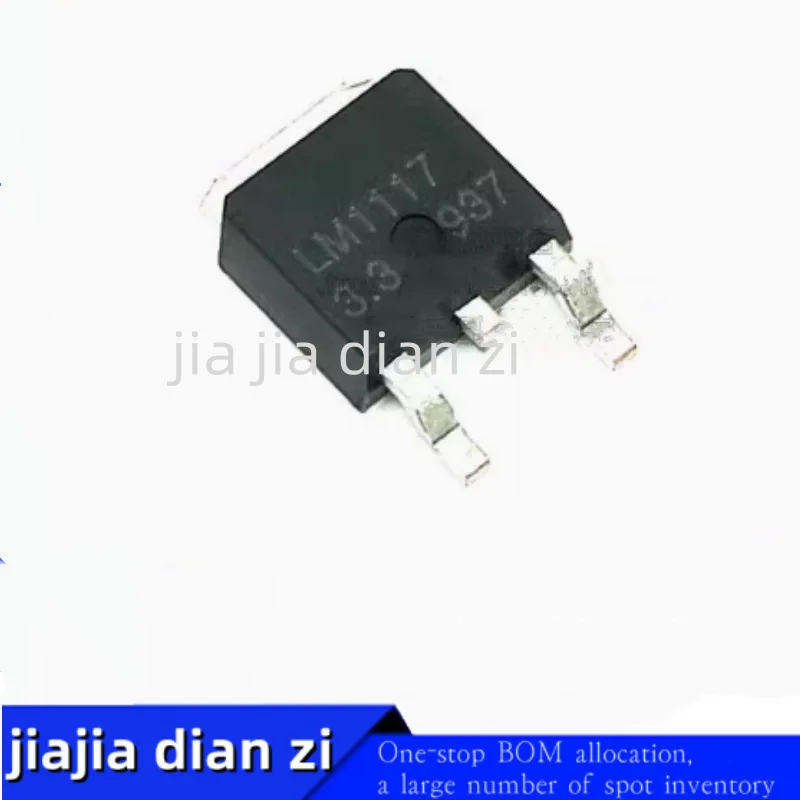10pcs/lot LM1117RS-3.3 LM1117 TO-252 voltage regulator ic chips in stock