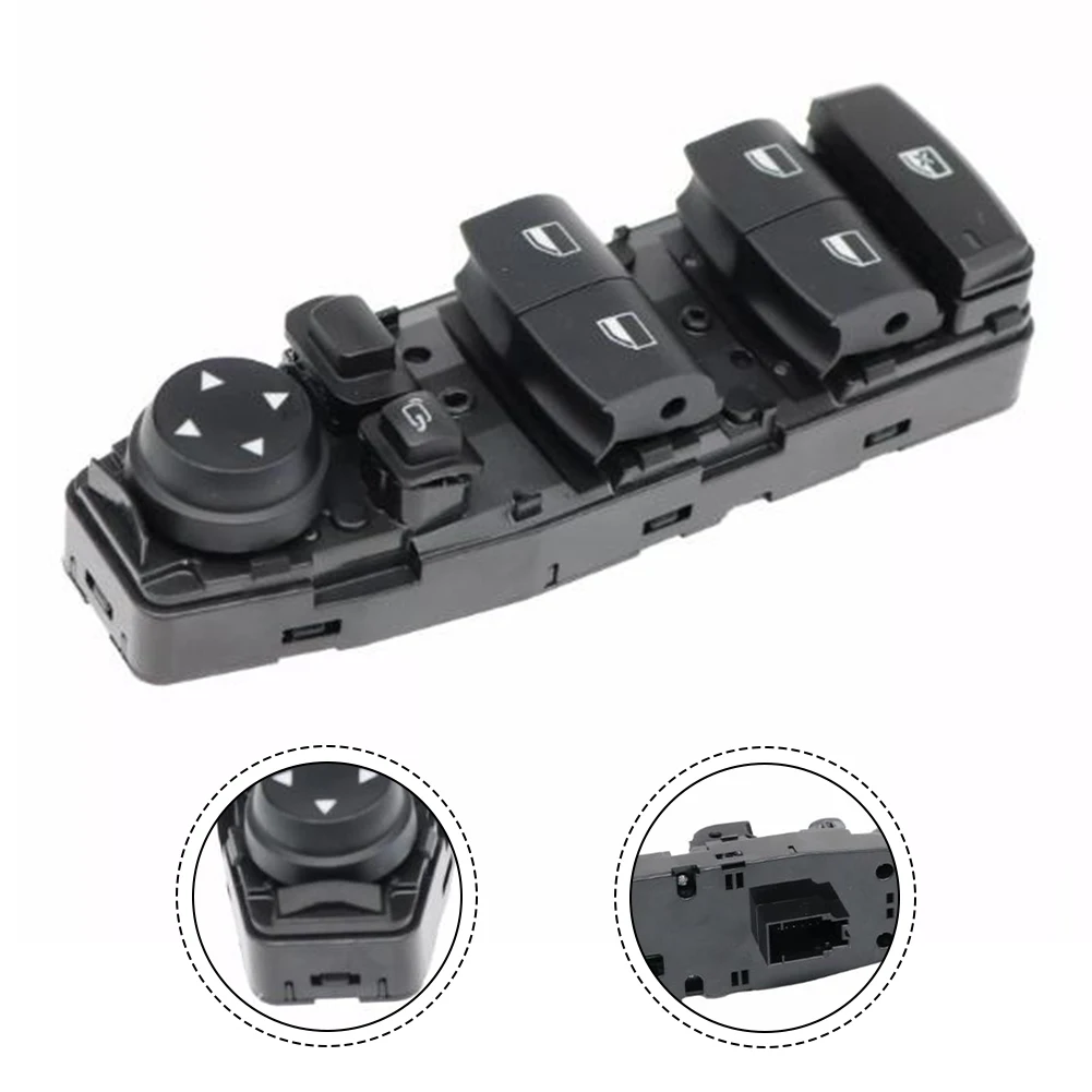 

1pcs Black Plastic OEM Part Number 61319362116 Window Regulator Switch Power Window Switch Left Driver Side For BWM Accessories