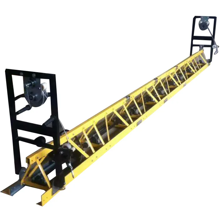 Super Efficient Frame Type Gasoline En Gine Concrete Floor Leveling Concrete Vibratory Truss Screed Machine