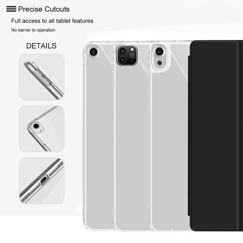 Smart Case für iPad 9,7 2018 2017 Fundas Magnetische Pu-Leder-Standabdeckung für iPad 10,2 5. 6. Luft 1 2 3 4 5 7 8 9 10 Generation