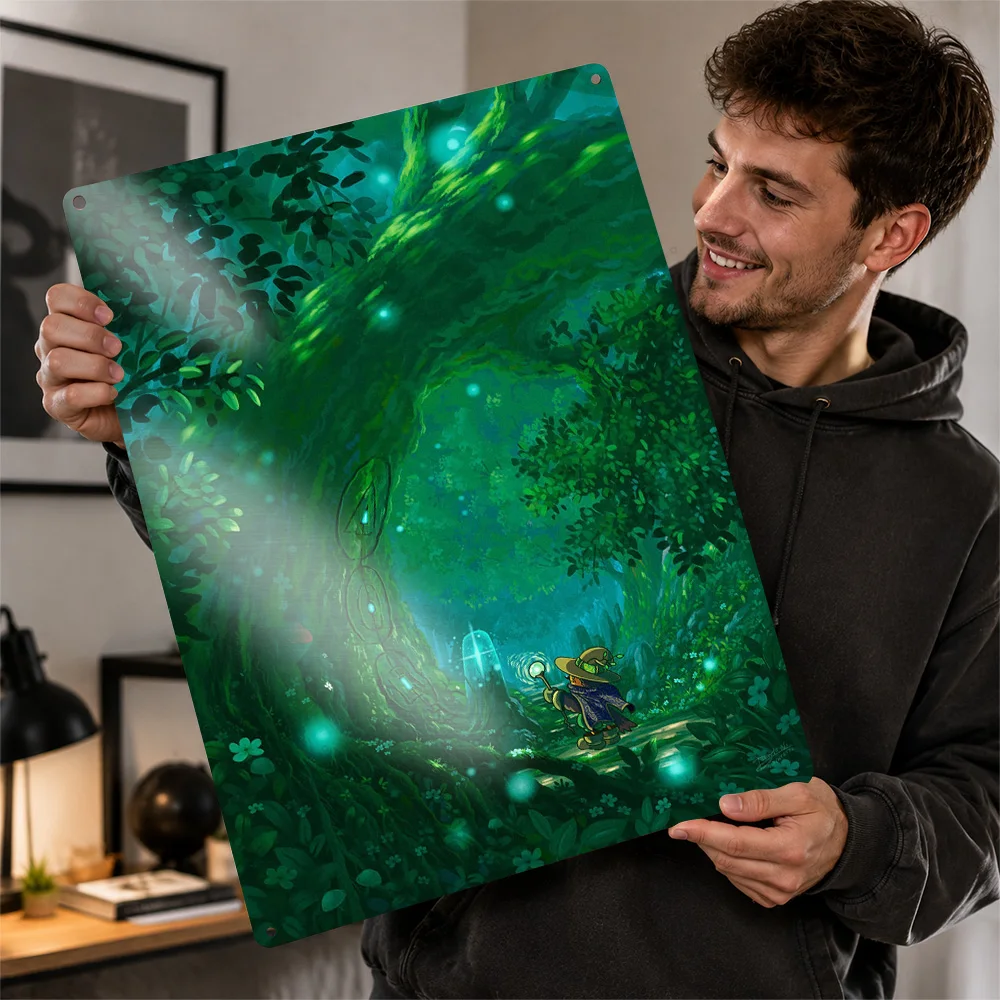 Reloading Magic Rock 3D Texture Printed Poster Custom Vintage Metal Tin Plate Sign for Wall Art Living Room Decorations Interior