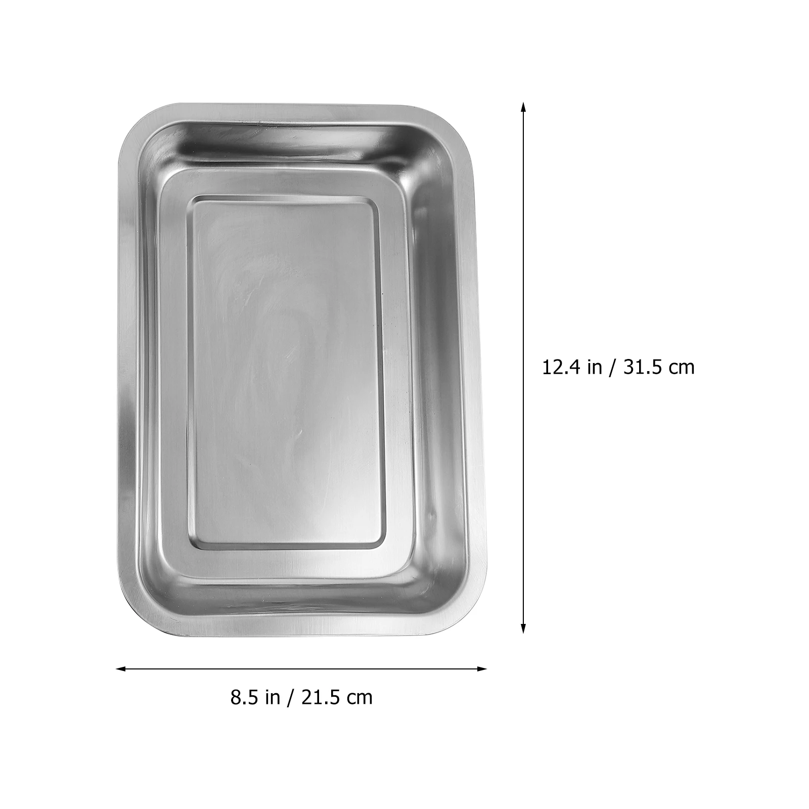 

Drain Rack Set Cookie Sheet Pan Baking Bread Oil Draining Tray for Oven Cooking Pans Stainless Steel Convenient Cooling