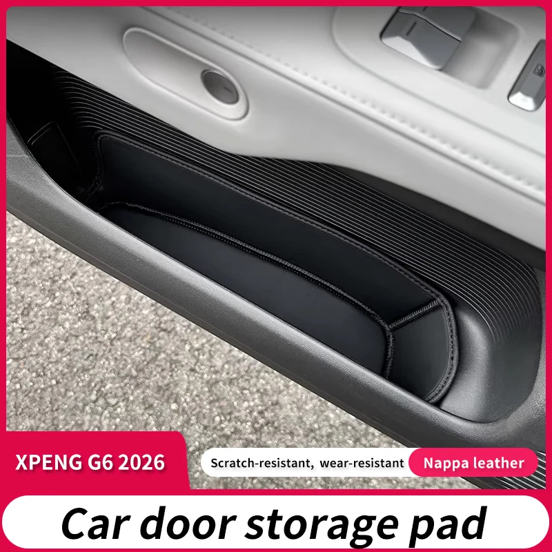 

Для XPENG G6 2026: Органайзер-карман на дверь автомобиля, боковой держатель-сумка, устойчивый к царапинам и износу, аксессуар для интерьера