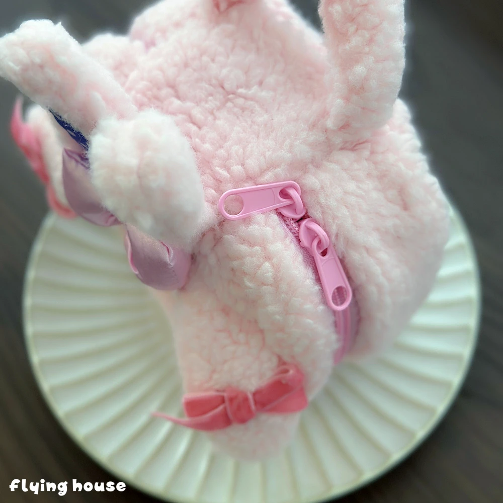 กระเป๋าเครื่องสำอางลายการ์ตูนเปียโนน่ารัก สีชมพูหวาน  กระเป๋าเครื่องสำอางขนาดใหญ่ พกพาสะดวกสำหรับเดินทาง เหมาะสำหรับสาวๆ