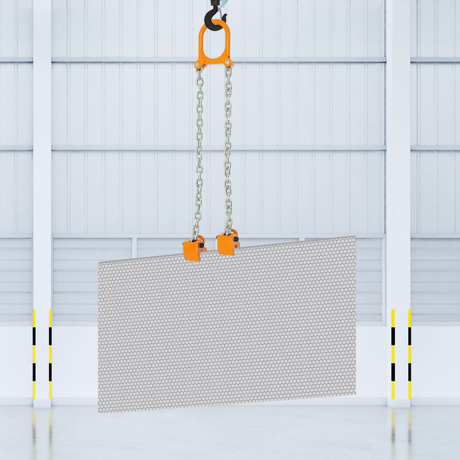 رافع طبلة السلسلة، فولاذ المنغنيز باللون الأصفر اللامع لموقع بناء مصنع النباتات الكيميائية، شحن منفذ بناء السفن