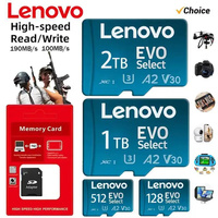 Lenovo Ultra-Speed 2TB Micro SD Card High Speed Memory Card TF 1TB 512GB 256GB 128GB 64GB For Nintendo Switch Steam Deck