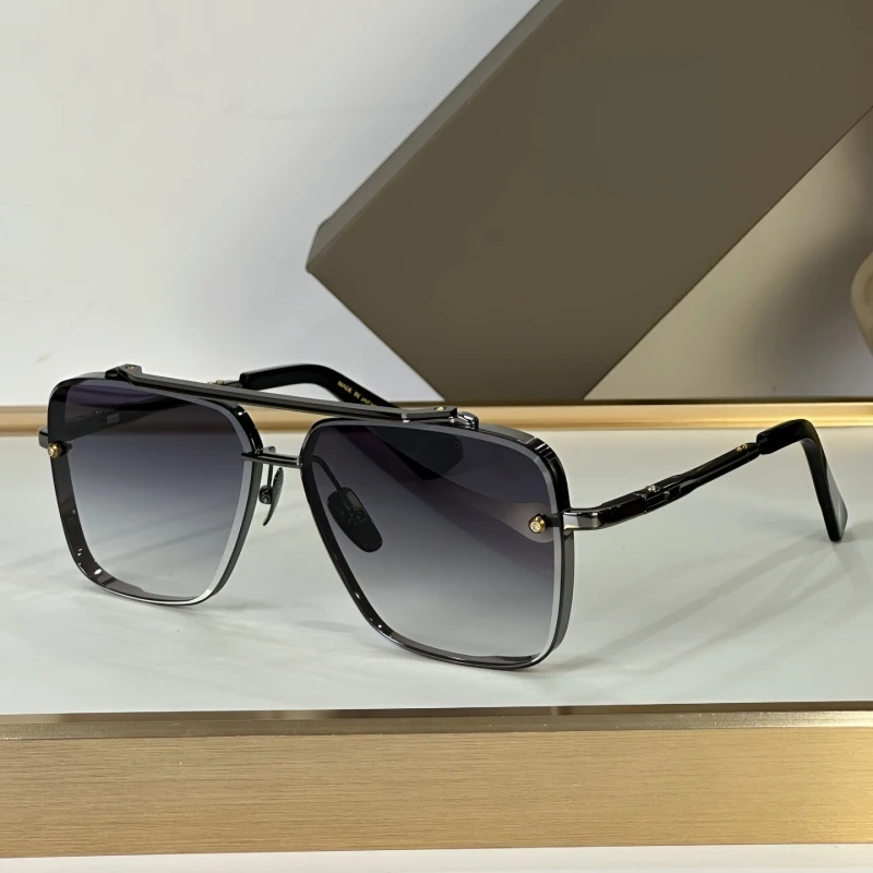 Luxe Merk Pilot MACH SIX Zonnebril Vrouwen Mannen Legering Outdoor Zonnebril Eyewear Shades Voor Vrouwelijke Mannelijke Reizen In Trend