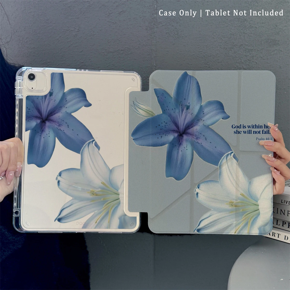 

Чехол для iPad, Smart Case, совместимый с iPad Air 6, Air 5,4, и совместим с iPad 10. — совместим с iPad Pro 2024.