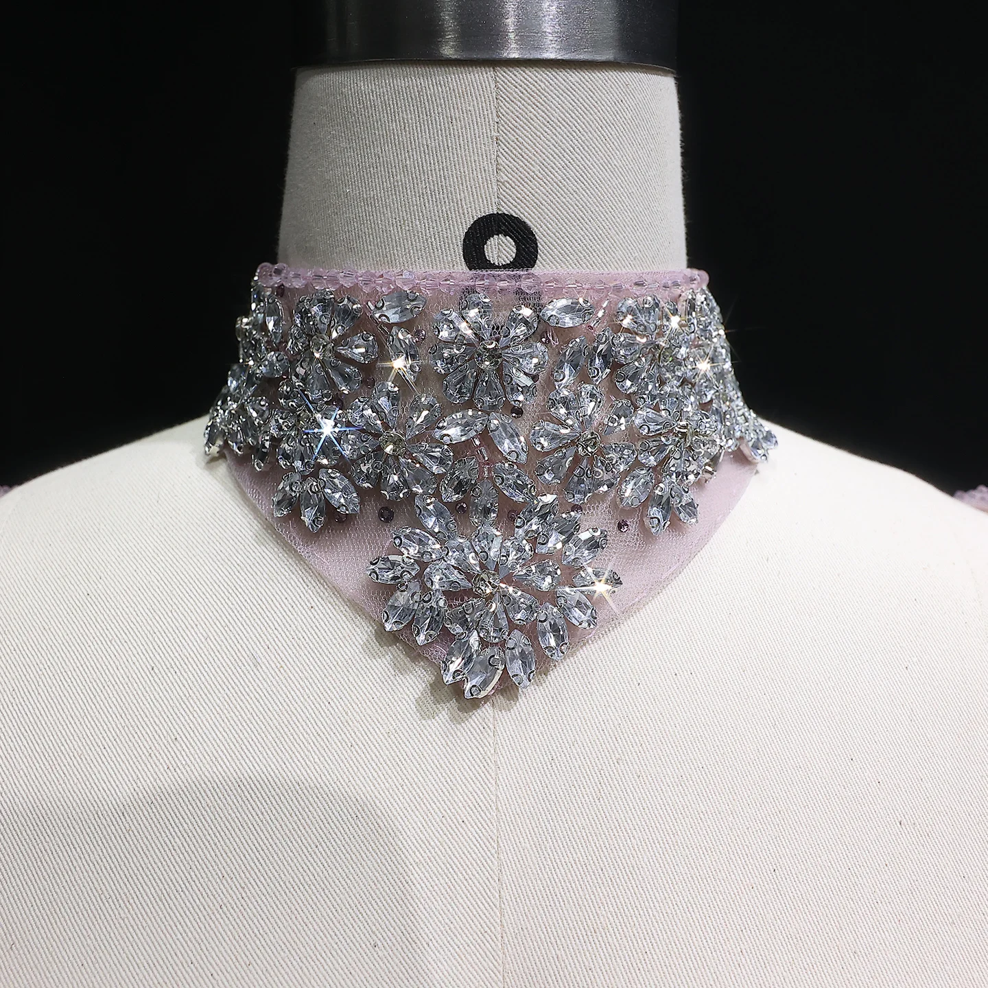 Sharon Said Luxuriöses Arabisches Dubai Rosa Meerjungfrauenkleid mit Langen Ärmeln, Perlenbesetztes Formelles Abendkleid für Hochzeit, Party, Ball, SS181 Maßanfertigung – Detail 15