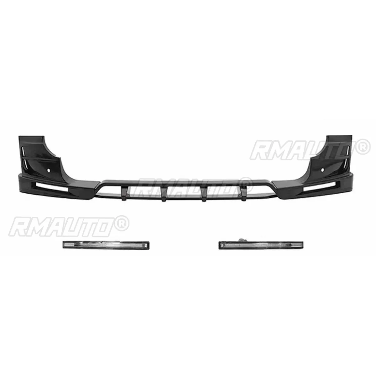 

Reli3 Car Front BumperLED Lip Diffuser Spoiler Glossy Black Modification Part For Land Rover Defender 2020+ Car Accessories