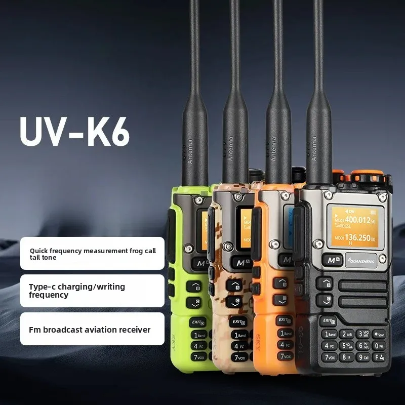 quansheng-uvk6-handheld-two-way-radio-uhf-vhf-am-fm-noaa-dtmf-scrambler-usb-type-c-long-distance-walkie-talkie